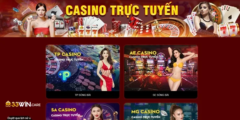 Sảnh game sòng bài nhận được nhiều sự yêu thích từ người chơi