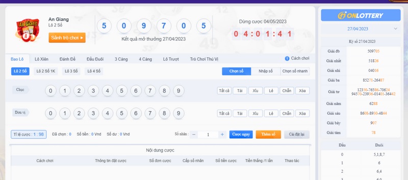 Lô đề online ưa chuộng nhất