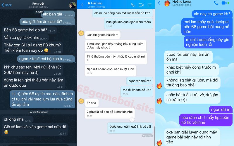 Nhận xét của các chuyên gia về 68 game bài