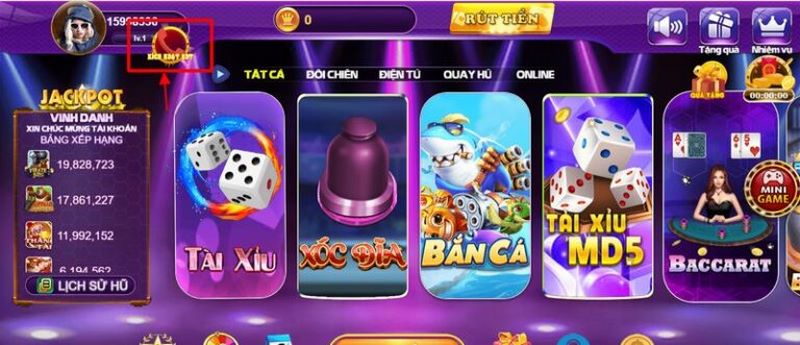 Bấm vào biểu tượng :kích hoạt SDT"