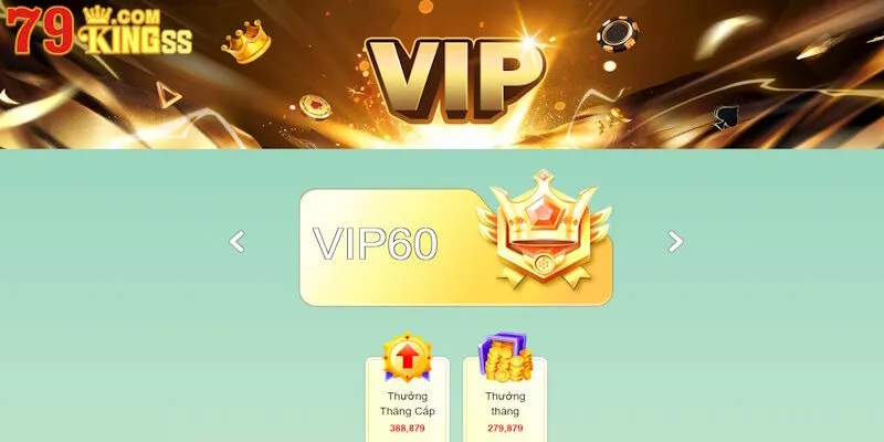 Tham gia nạp và cược để sở hữu tài khoản VIP với đặc quyền hấp dẫn