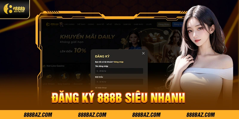 Đăng ký 888B sieu nhanh