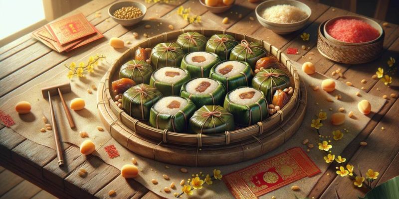 Nằm mơ thấy ăn bánh tét mang đến điềm báo lành hay dữ