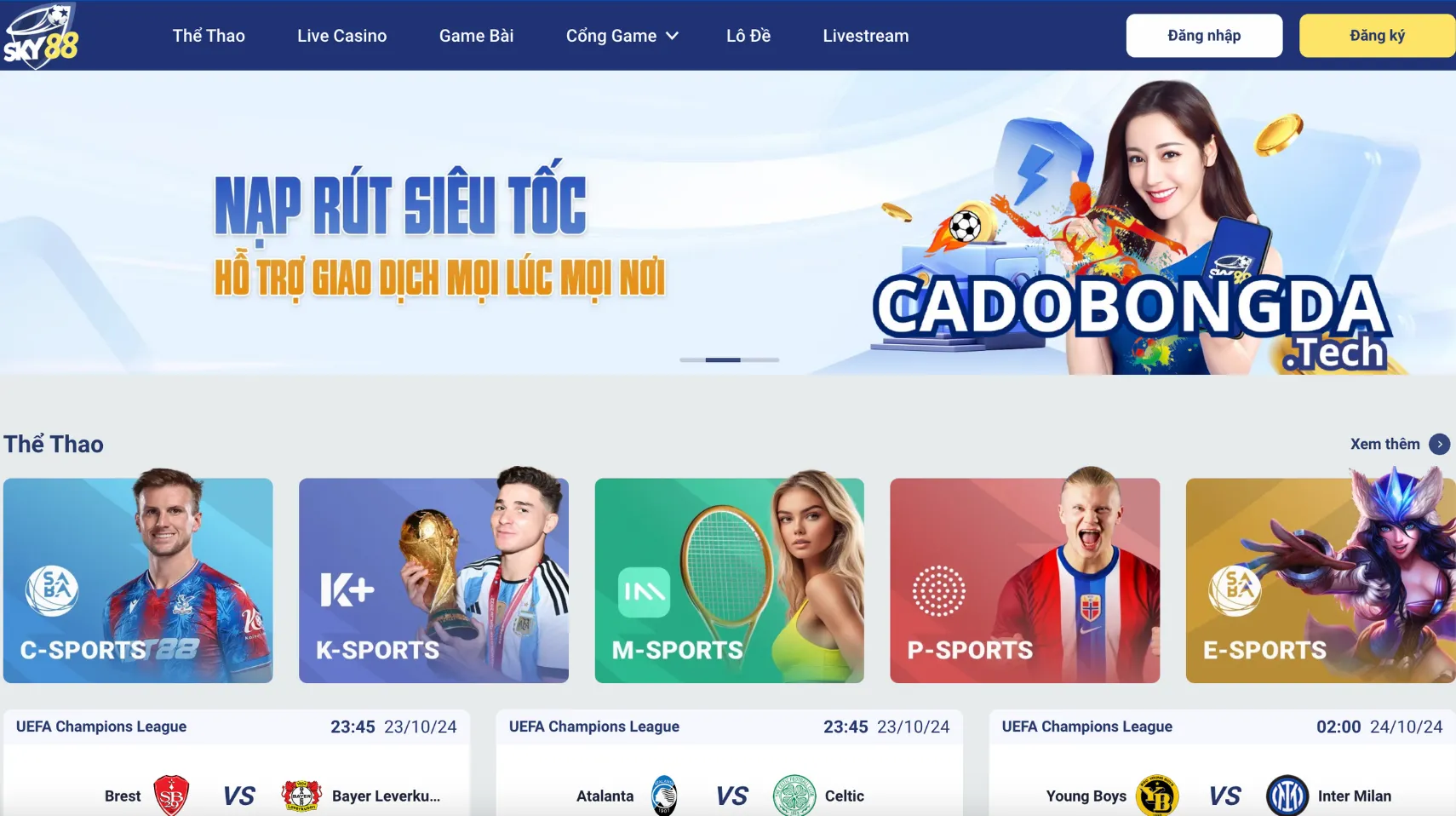 Trang web cá cược bóng đá hoàn hảo dành cho anh em yêu thích bóng đá Trang web cá cược bóng đá hoàn hảo dành cho anh em yêu thích bóng đá