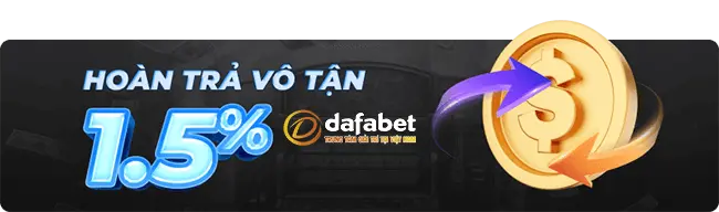 Hoàn trả lên tới 5%