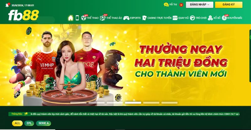 Fb88 - Nhà cái đẳng cấp quốc tế hàng đầu Việt Nam