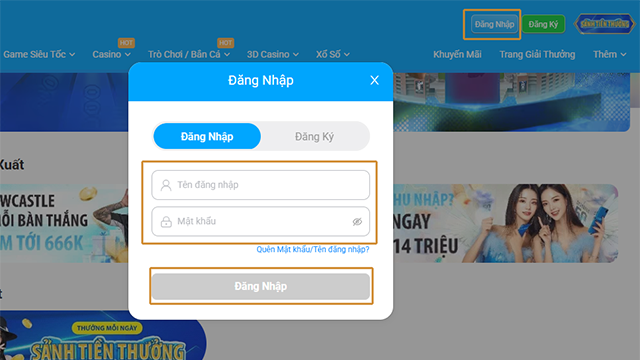 đăng nhập fun88
