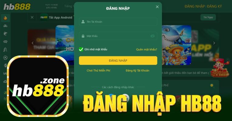 Bước Đăng Nhập Tài Khoản