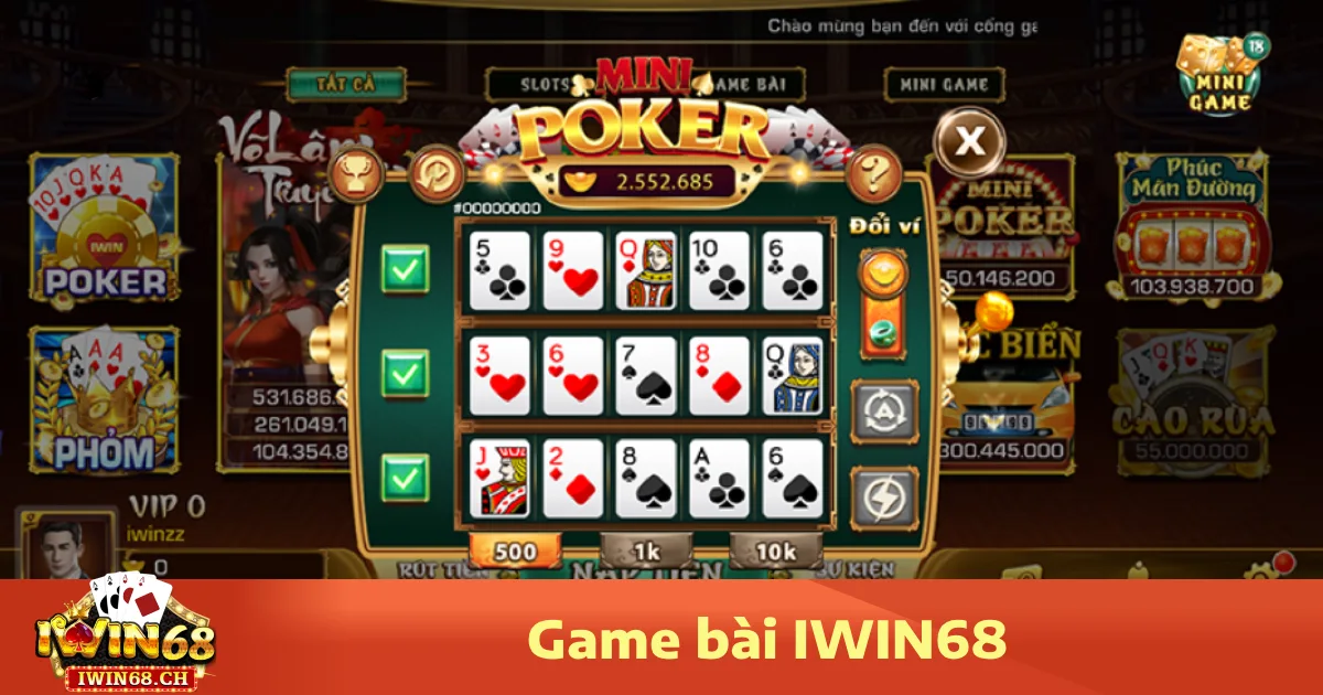 TRANG CHỦ 26 Các trò chơi hấp dẫn tại Iwin68
