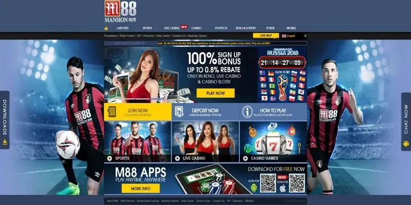 Tổng quan về M88 casino