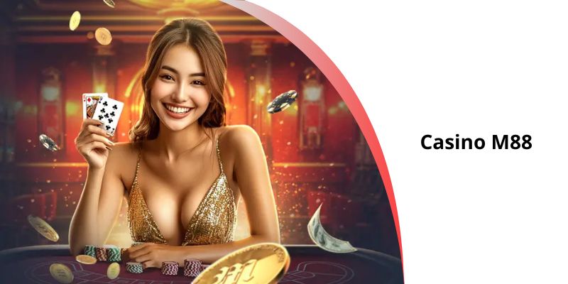 Sảnh Casino M88 thời thượng