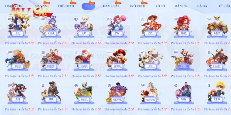 Kho game bất tận để hội viên trải nghiệm sau khi tạo tài khoản thành công