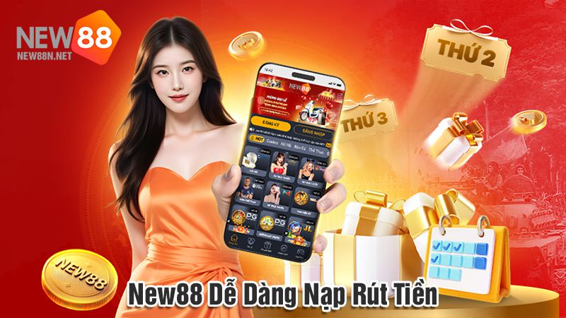 New88 dễ dàng nạp rút tiền