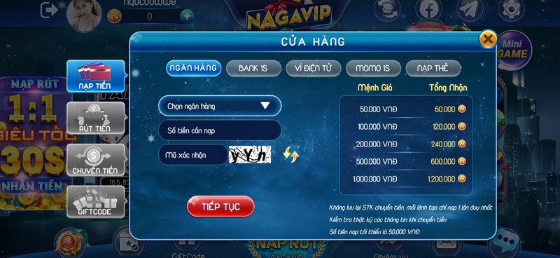 Người chơi có thể giao dịch qua nhiều cách khác nhau đều rất thuận tiện
