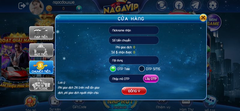 Cổng Nagavip thực hiện mọi giao dịch nạp, rút thành công đều dưới 10 phút