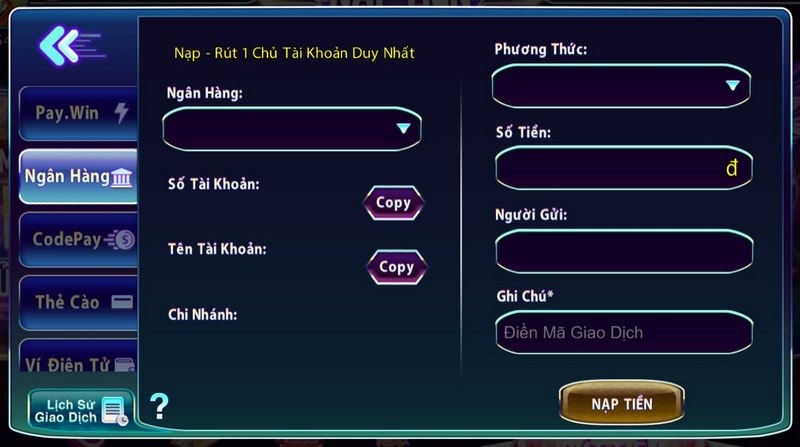 Hướng dẫn nạp tiền Win79 qua thẻ cào nhanh nhất