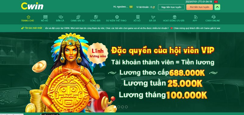 Một số thông tin giới thiệu về cổng trò chơi