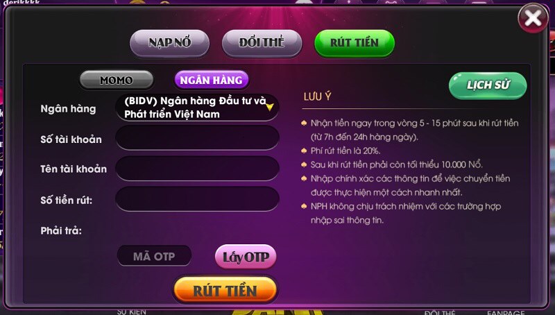Hướng dẫn anh em cách rút tiền dễ dàng cho tất cả anh em