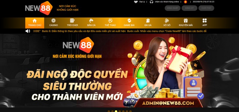 New88 là kênh giải trí đình đám được cấp phép hợp pháp