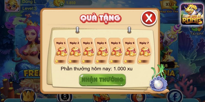 Tham gia vào nhiều khuyến mãi hấp dẫn để nhận quà tặng từ cổng game