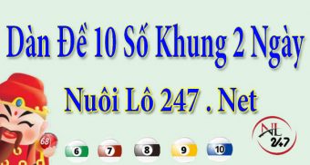 Dàn đề 10 số nuôi khung 3 ngày