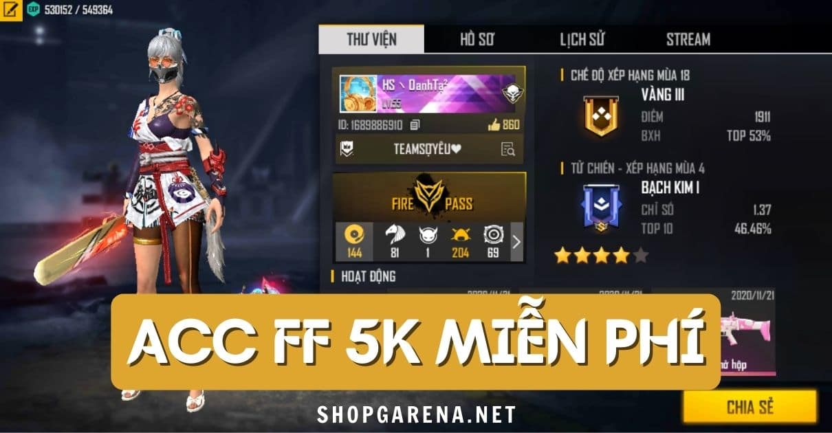 Acc FF 5k Mien Phi