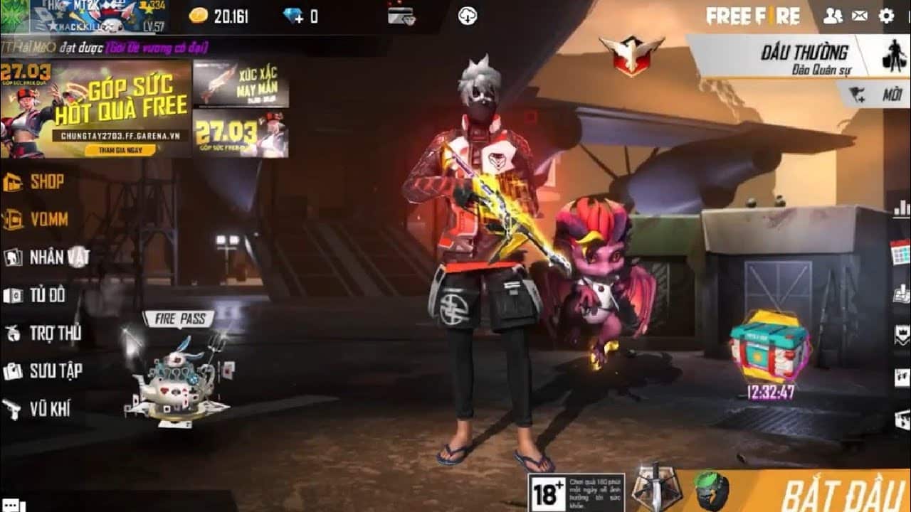 Ảnh Nick Free Fire Rank Huyền Thoại Vip bá đạo