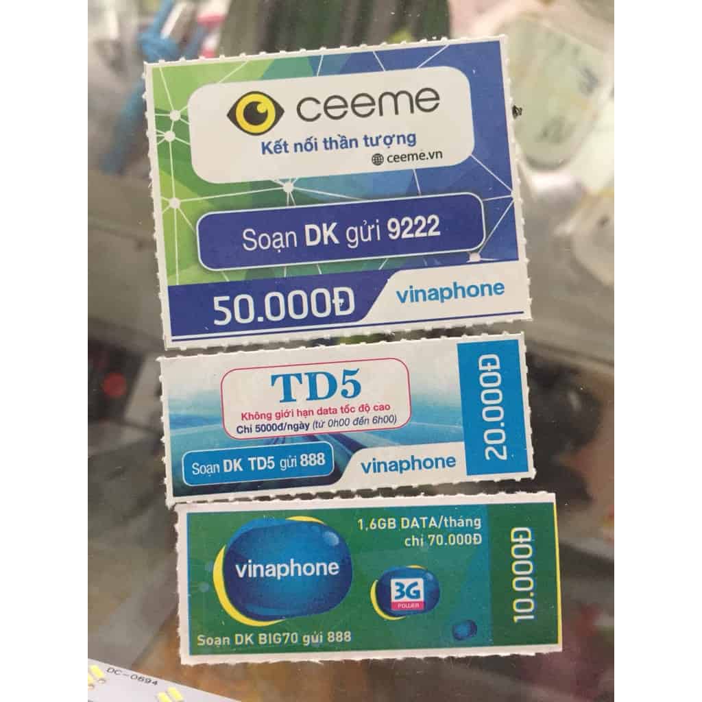 Ảnh Thẻ Vina 50k mới nhất