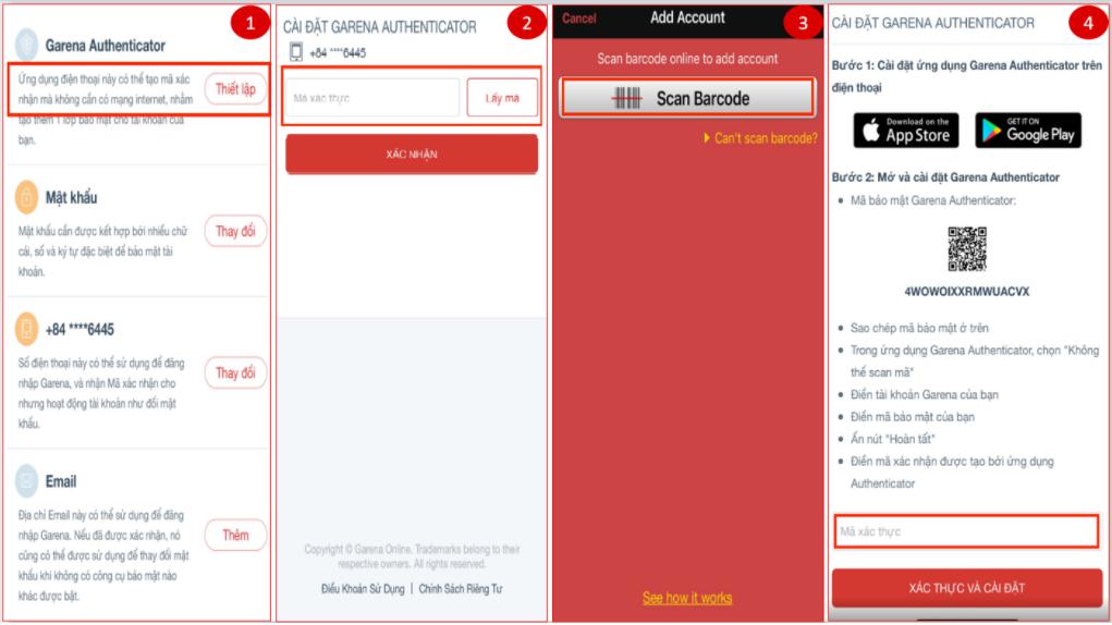 Cách Đăng Nhập Garena Authenticator