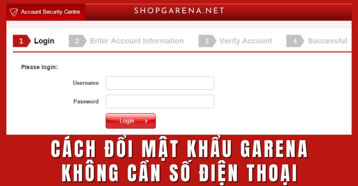 Cach Doi Mat Khau Garena Khong Can So Dien Thoai