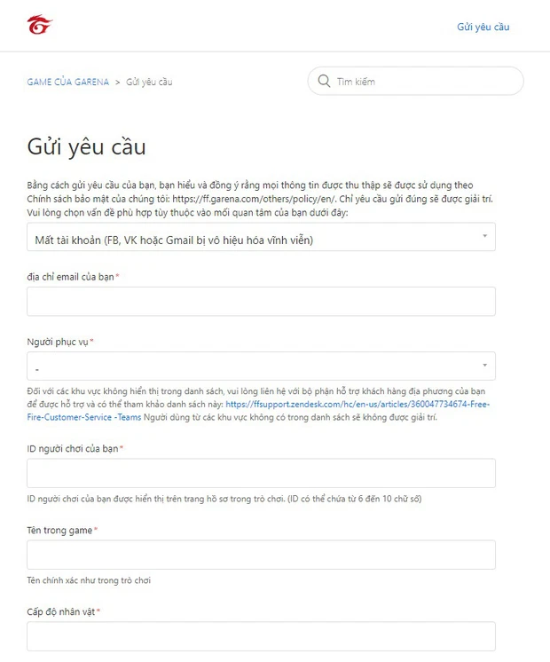 Lấy Lại Nick Free Fire Bằng ID Khách