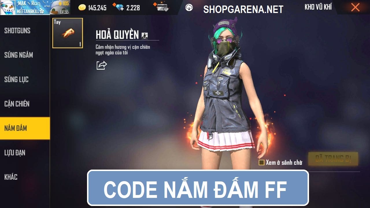 Code Nam Dam FF