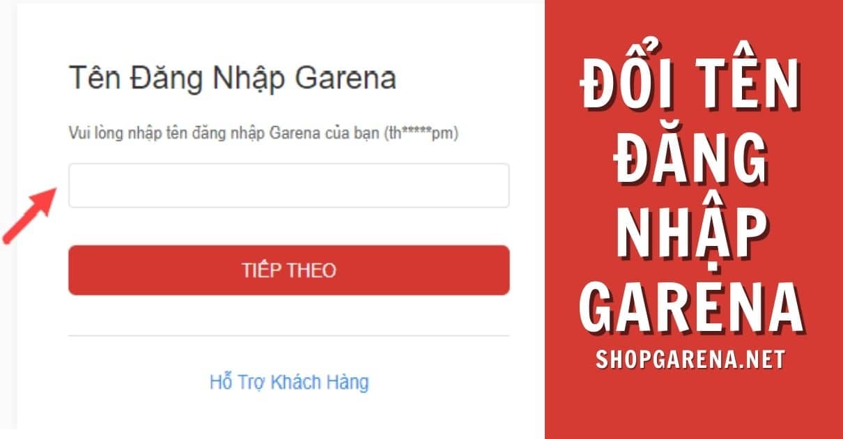 Doi Ten Dang Nhap Garena