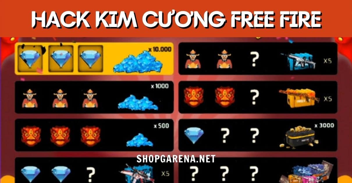 Hack Kim Cuong Free Fire
