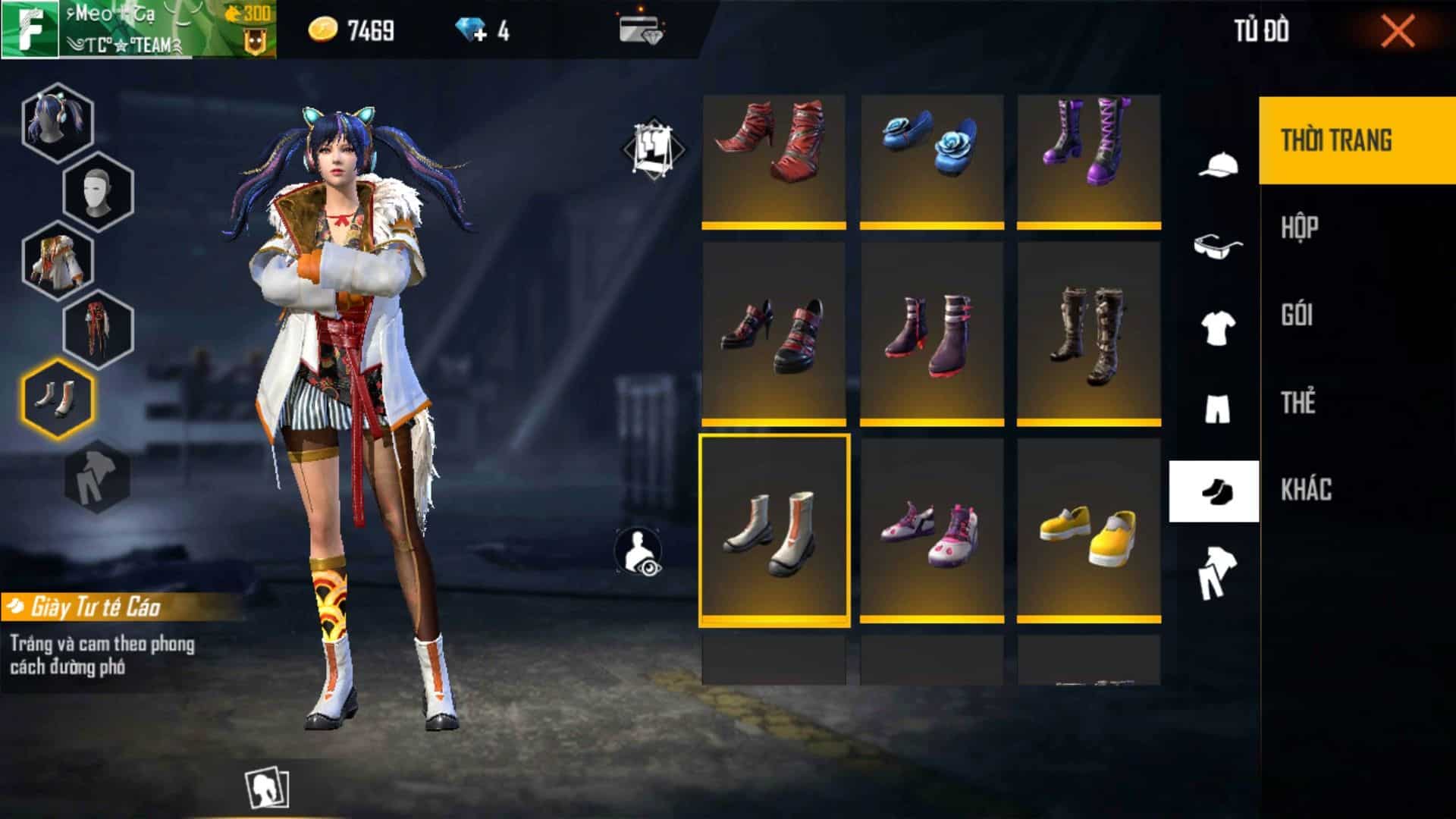 Hình Acc FF Giàu Nữ cực chất