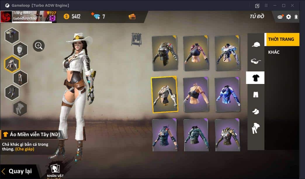 Hình Acc FF Giàu Nữ ngầu lòi