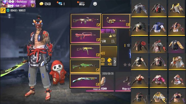 Hình Acc FF Xịn sò nhất