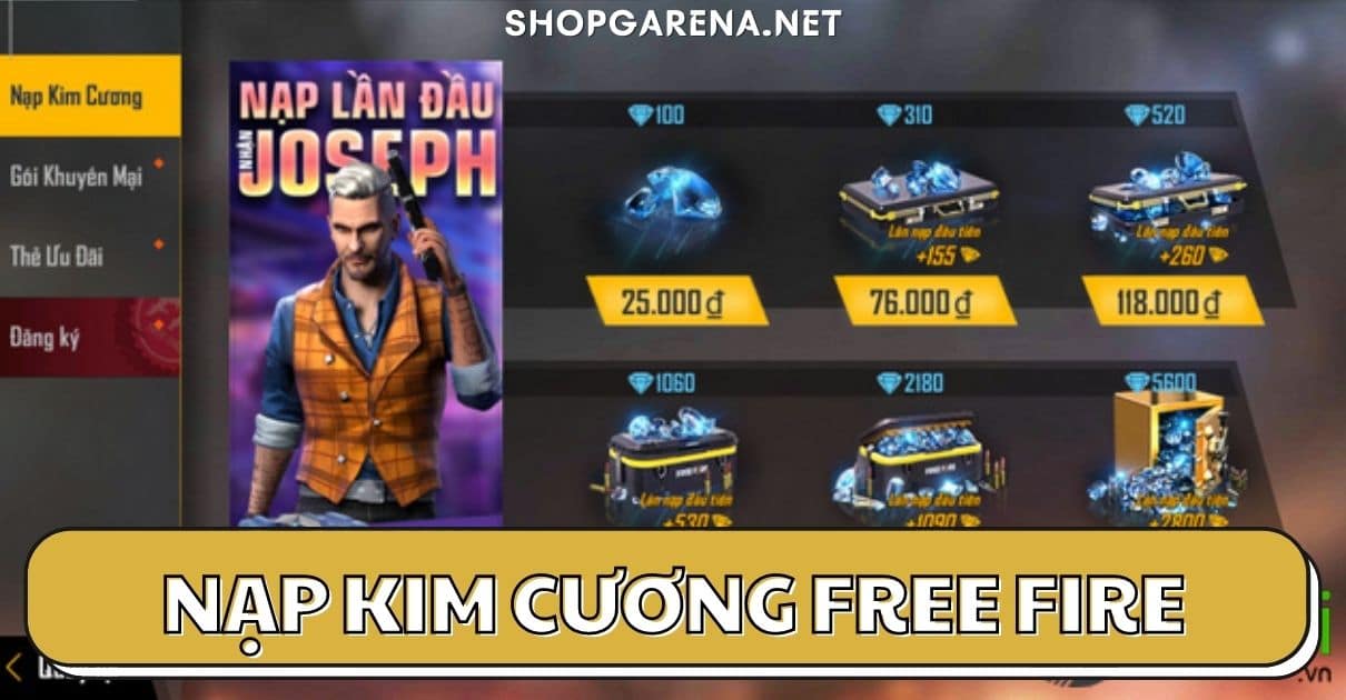 Nap Kim Cuong Free Fire