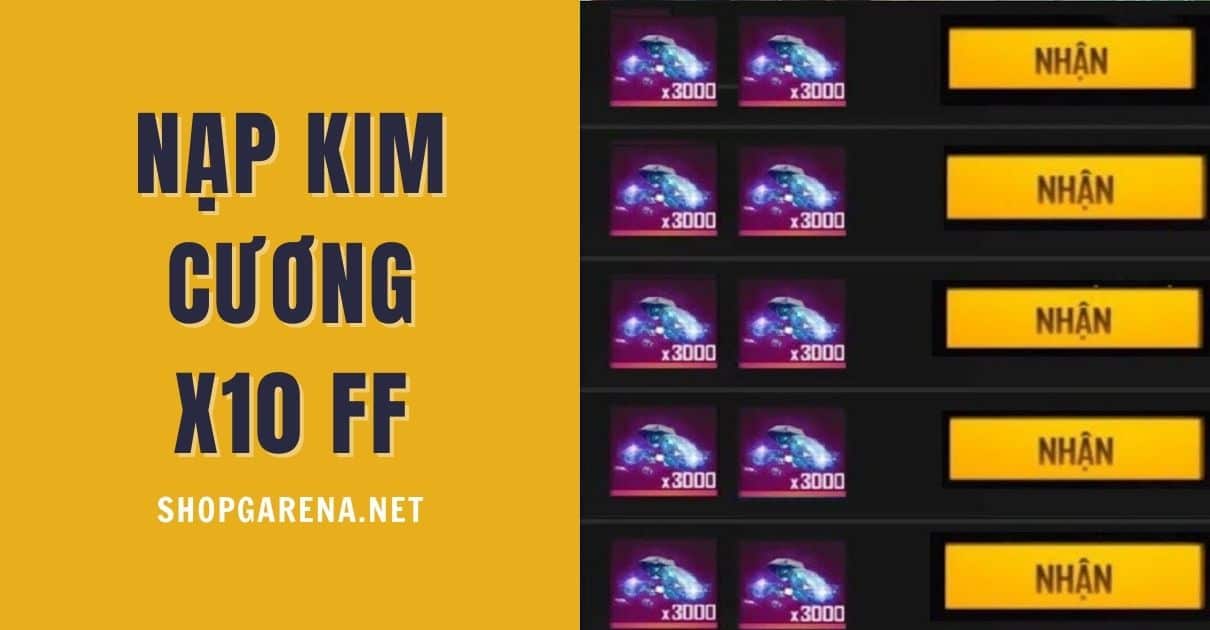 Nạp Lậu FF 10k X5