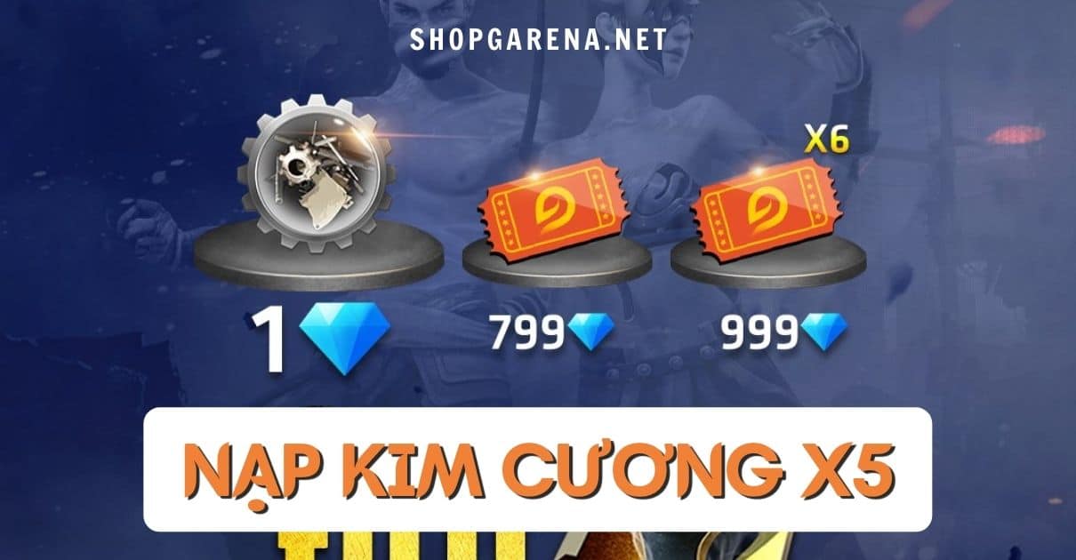 Nạp Lậu FF 10k X5