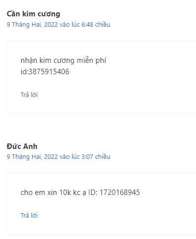 Cách Nhận Kim Cương Miễn Phí