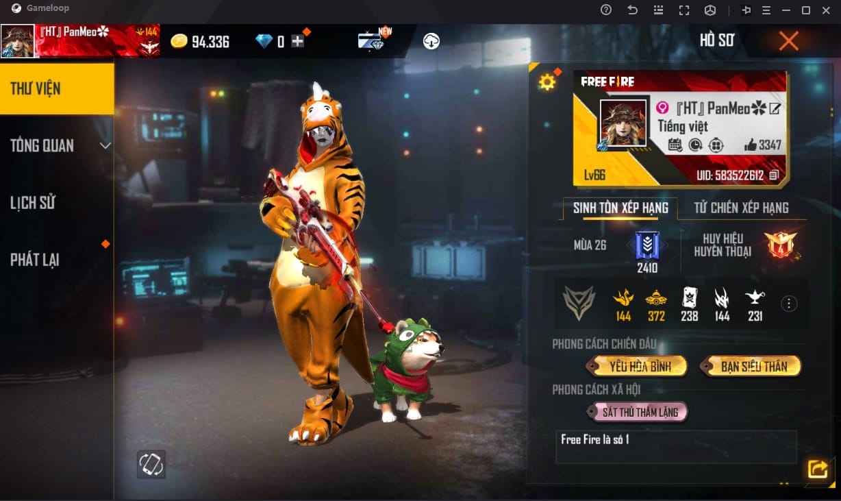 Những Hình Ảnh Bán Acc FF vip