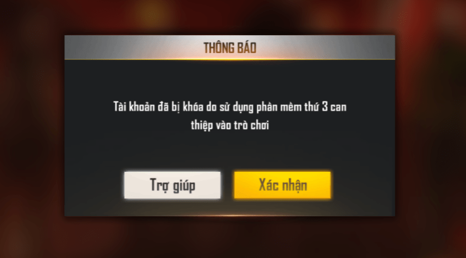 Những Hình Ảnh Bị Khóa Acc FF do sử dụng phần mềm