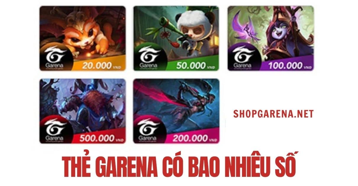 The Garena Co Bao Nhieu So