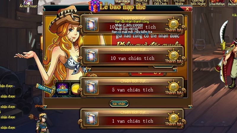 Hệ thống sẽ thông báo bạn nhận được phần thưởng từ code này Hệ thống sẽ thông báo bạn nhận được phần thưởng từ code này.