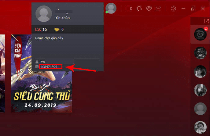 Cách Lấy Uid Garena trên máy tính