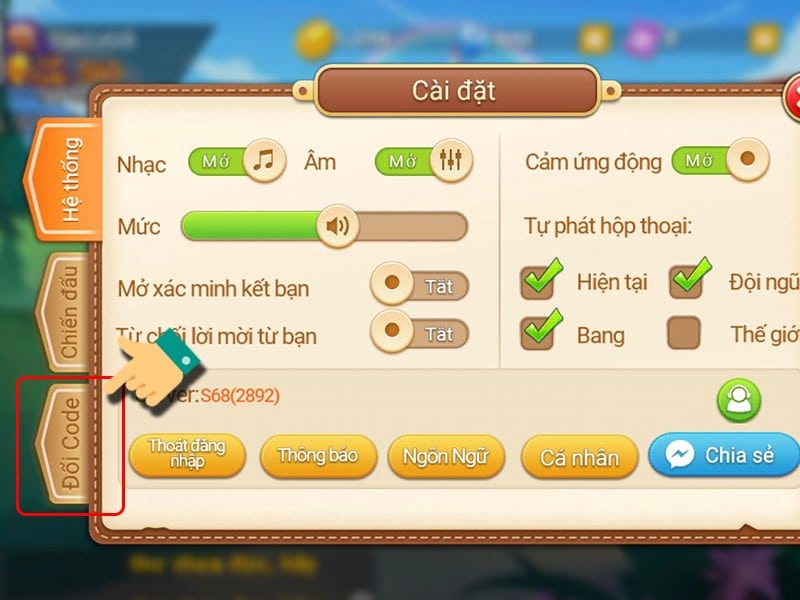 Chọn đổi code Chọn Đổi Code Ddtank