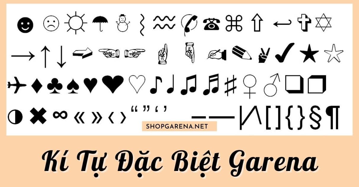Ki Tu Dac Biet Garena