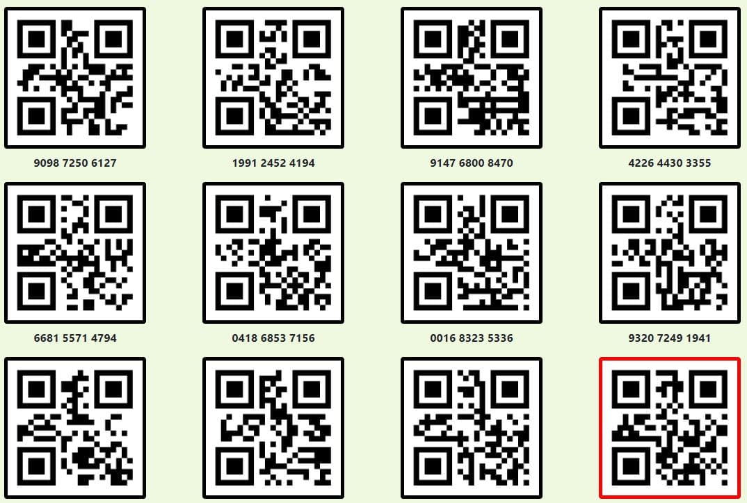 List mã Qr Code Pokemon Go