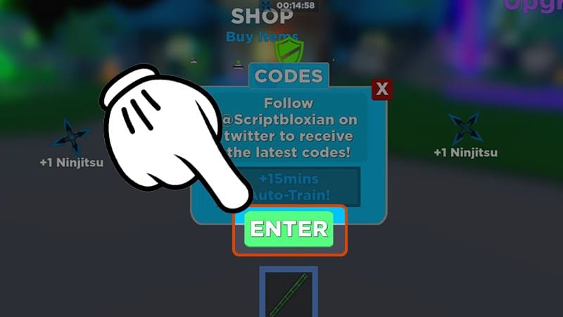 Nhập mã code của bạn Nhập mã code của bạn và nhấn enter